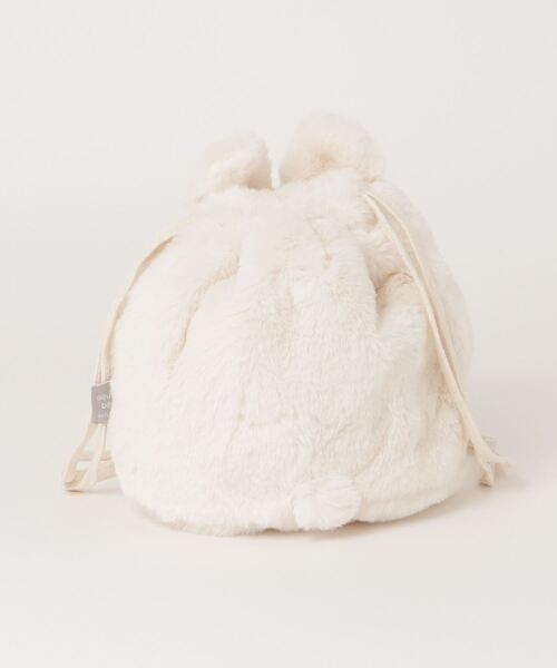 AS KNOW AS plus（アズノゥアズプラス）の「♪すふれあにまるポーチ（ポーチ・レディース・ホワイト/ベージュ/モカ/ホワイト×ブラック・FREE）」の16枚目の写真