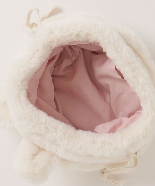 AS KNOW AS plus（アズノゥアズプラス）の「♪すふれあにまるポーチ（ポーチ・レディース・ホワイト/ベージュ/モカ/ホワイト×ブラック・FREE）」の17枚目の写真