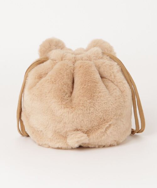 AS KNOW AS plus（アズノゥアズプラス）の「♪すふれあにまるポーチ（ポーチ・レディース・ホワイト/ベージュ/モカ/ホワイト×ブラック・FREE）」の20枚目の写真