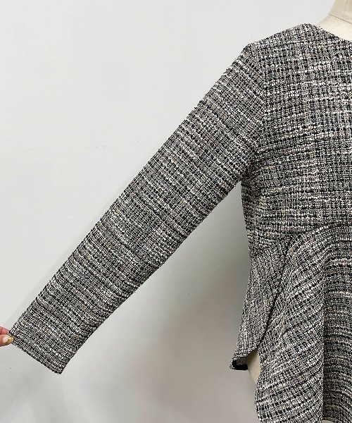 PICCIN(ピッチン)の「ツイード切替えカットソー(Tシャツ/カットソー・レディース・ブラック/ピンク・M)」の22枚目の写真