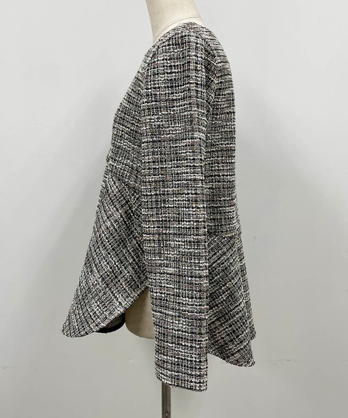 PICCIN(ピッチン)の「ツイード切替えカットソー(Tシャツ/カットソー・レディース・ブラック/ピンク・M)」の17枚目の写真