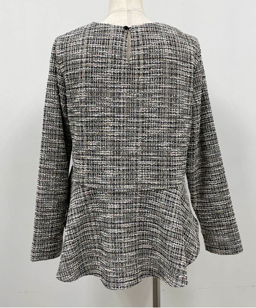 PICCIN(ピッチン)の「ツイード切替えカットソー(Tシャツ/カットソー・レディース・ブラック/ピンク・M)」の18枚目の写真