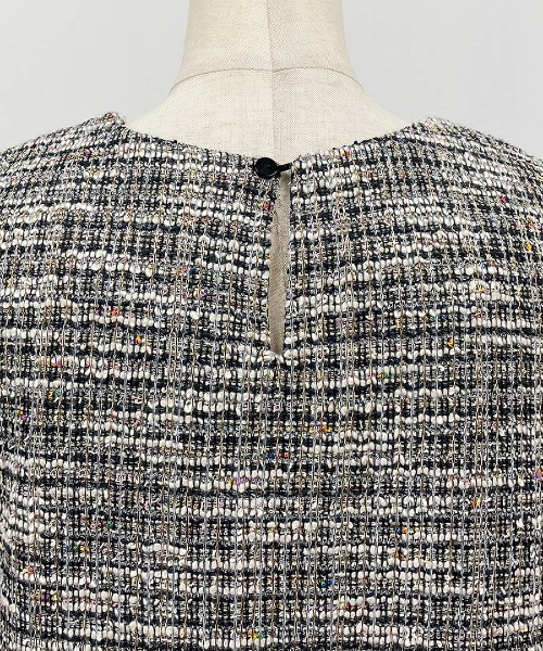 PICCIN(ピッチン)の「ツイード切替えカットソー(Tシャツ/カットソー・レディース・ブラック/ピンク・M)」の21枚目の写真