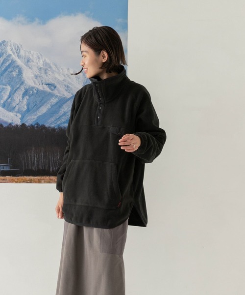 『別注』GRAMICCI×EKALフリースプルオーバー