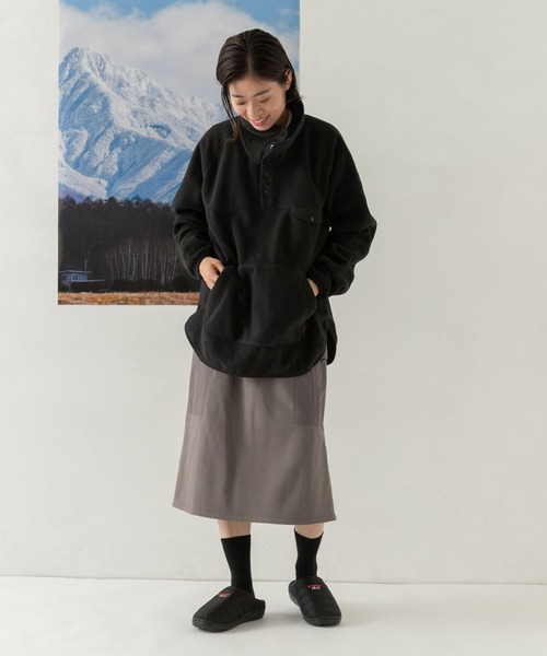 『別注』GRAMICCI×EKALフリースプルオーバー