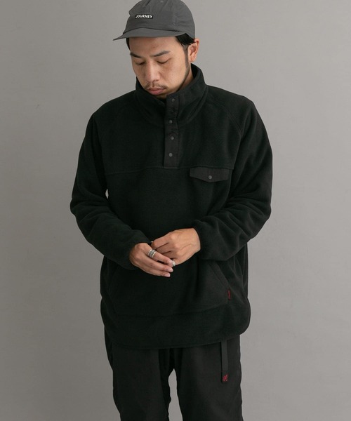 『別注』GRAMICCI×EKALフリースプルオーバー