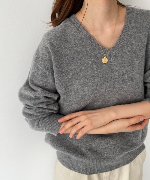 CANAL JEAN（キャナルジーン）の「Pt(ピーティー) コインネックレス（ネックレス・レディース・シルバー/ゴールド・ONE SIZE）」の4枚目の写真