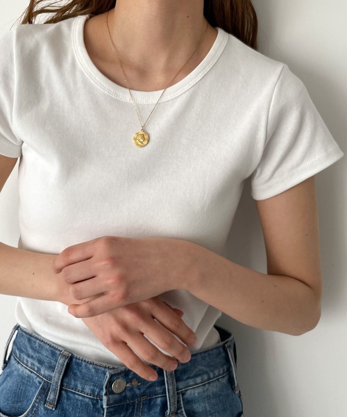 CANAL JEAN（キャナルジーン）の「Pt(ピーティー) コインネックレス（ネックレス・レディース・シルバー/ゴールド・ONE SIZE）」の21枚目の写真