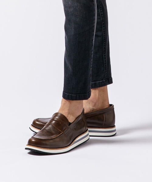 wjk（ダヴルジェイケイ）の「mko10847- loafer sneakers ローファー（ローファー・メンズ・ブラック/ダークブラウン・43/41/42）」の5枚目の写真