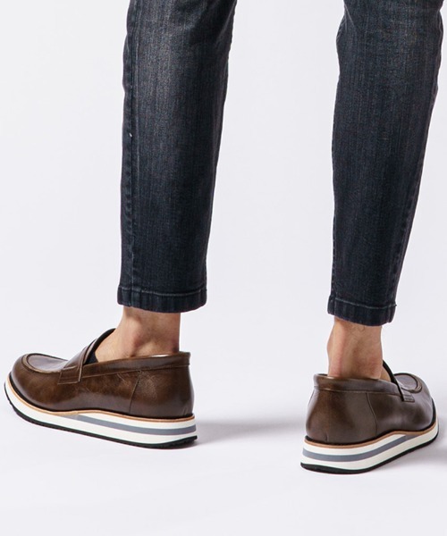 wjk（ダヴルジェイケイ）の「mko10847- loafer sneakers ローファー（ローファー・メンズ・ブラック/ダークブラウン・43/41/42）」の7枚目の写真