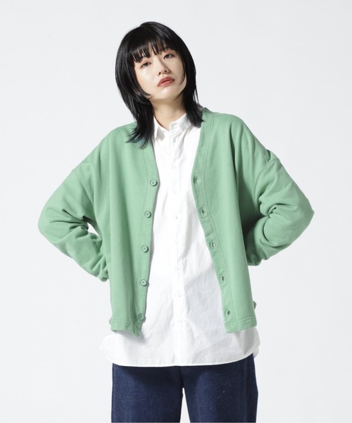 DANA FANEUIL(ダナファヌル)の「Dana Faneuil/ダナファヌル パシフィック 裏毛カーディガン(カーディガン/ボレロ・レディース・グレー/イエロー/ブルー/グリーン・M)」の1枚目の写真