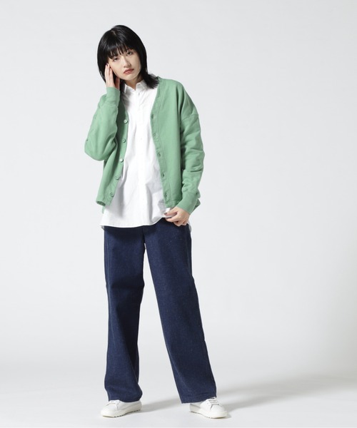 DANA FANEUIL(ダナファヌル)の「Dana Faneuil/ダナファヌル パシフィック 裏毛カーディガン(カーディガン/ボレロ・レディース・グレー/イエロー/ブルー/グリーン・M)」の12枚目の写真