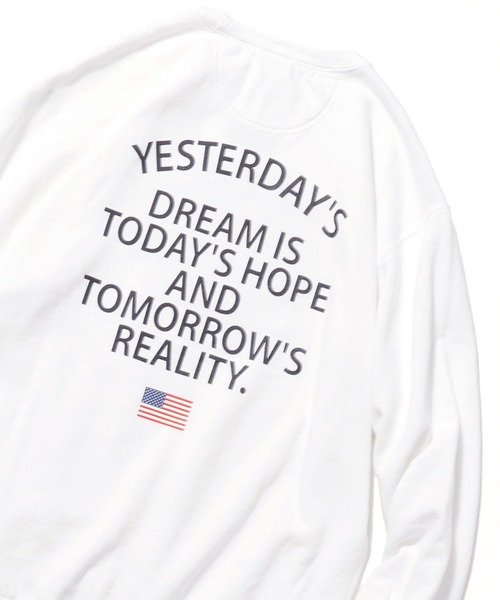 ＋81BRANCA（ハチイチブランカ）の「別注：+81BRANCA/ハチイチブランカ×NASA VINTAGE LIKE クルーネックスエット（スウェット・レディース・スミクロ/ホワイト/グレイッシュブルー・XL/L/M）」の14枚目の写真