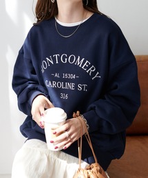 DISCOAT | 裏起毛刺繍ロゴスウェット(スウェット)