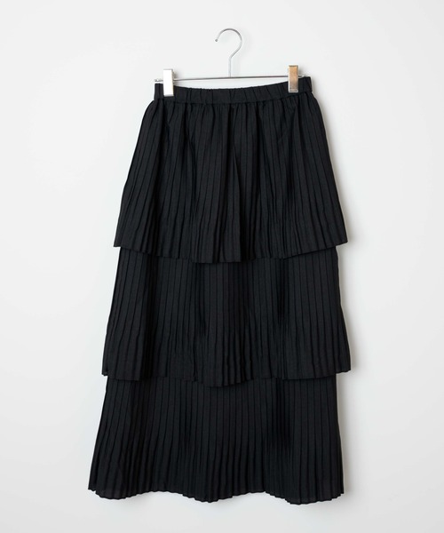 WEGO（ウィゴー）の「WEGO/【一部店限定】ティアードロングスカート（スカート・レディース・ブラック/ホワイト・FREE）」の22枚目の写真