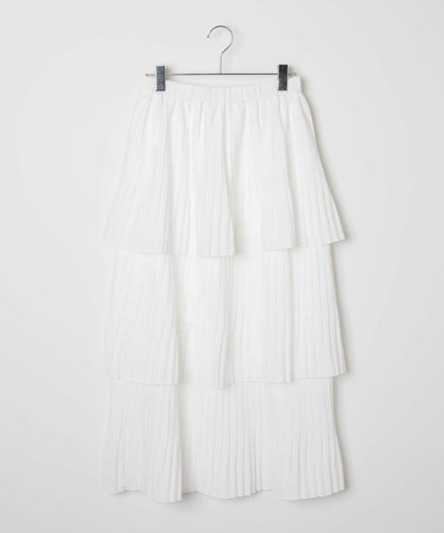 WEGO（ウィゴー）の「WEGO/【一部店限定】ティアードロングスカート（スカート・レディース・ブラック/ホワイト・FREE）」の21枚目の写真