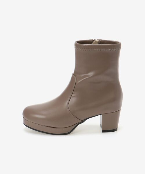 MAJESTIC LEGON（マジェスティックレゴン）の「フカフカストレッチブーツ①（ブーツ・レディース・アイボリー/ブラック/グレー・MEDIUM/LARGE/SMALL/X-LARGE）」の10枚目の写真