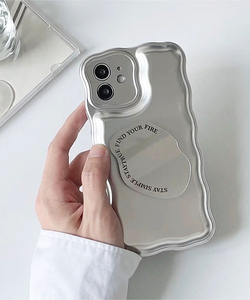 アイフォンカバー セール NOLITA ⁄ ノリータ シルバー ブラケット 付き アイフォン