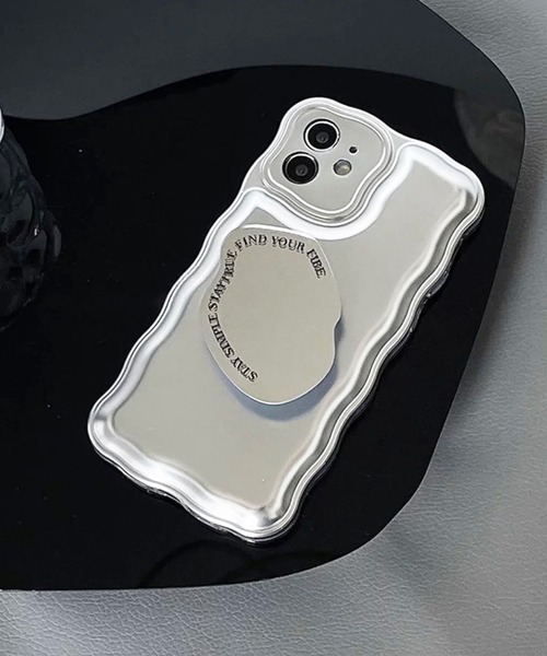 NOLITA LABORATORY（ノリータラボラトリー）の「【 NOLITA / ノリータ 】シルバー ブラケット 付き アイフォンカバー アイフォンケース iPhone 17 / 17pro / 17proMax / 16 / 16pro / 16proMax / 16plus / 11 / 12 / 13 / 14 / 15（スマホケース/カバー・レディース・シルバー/ブラック・F/H/B/G/A/I/C/E/D/J/K/O/N/P/Q/iPhone 15/iPhone 12 Pro Max/iPhone 16 Pro Max/iPhone 16 Pro/iPhone 16 Plus/iPhone 16/iPhone 12/iPhone 15 Pro/iPhone 14/iPhone 15 Pro Max/iPhone 14 Pro/iPhone 14 Plus/iPhone 12 Pro/iPhone 11/iPhone 14 Pro Max/iPhone 15 Plus/iPhone 13 Pro Max/iPhone 13/iPhone 13 Pro/iPhone 17 Pro Max/iPhone 17 Pro/iPhone 17/iPhone 16e/iPhone Air）」の7枚目の写真