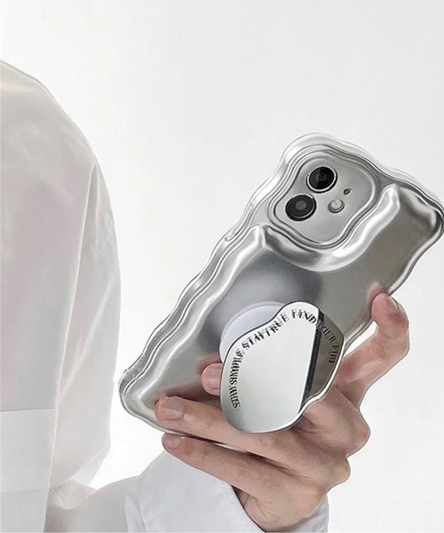 NOLITA LABORATORY（ノリータラボラトリー）の「【 NOLITA / ノリータ 】シルバー ブラケット 付き アイフォンカバー アイフォンケース iPhone 17 / 17pro / 17proMax / 16 / 16pro / 16proMax / 16plus / 11 / 12 / 13 / 14 / 15（スマホケース/カバー・レディース・シルバー/ブラック・F/H/B/G/A/I/C/E/D/J/K/O/N/P/Q/iPhone 15/iPhone 12 Pro Max/iPhone 16 Pro Max/iPhone 16 Pro/iPhone 16 Plus/iPhone 16/iPhone 12/iPhone 15 Pro/iPhone 14/iPhone 15 Pro Max/iPhone 14 Pro/iPhone 14 Plus/iPhone 12 Pro/iPhone 11/iPhone 14 Pro Max/iPhone 15 Plus/iPhone 13 Pro Max/iPhone 13/iPhone 13 Pro/iPhone 17 Pro Max/iPhone 17 Pro/iPhone 17/iPhone 16e/iPhone Air）」の8枚目の写真