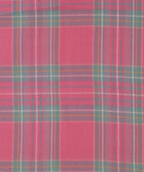 WC（ダブル シー）の「チェックマフラー（ストール/ショール・レディース・ブラック/アイボリー/ピンク/グリーン/レッド/ブラウン・FREE）」の12枚目の写真