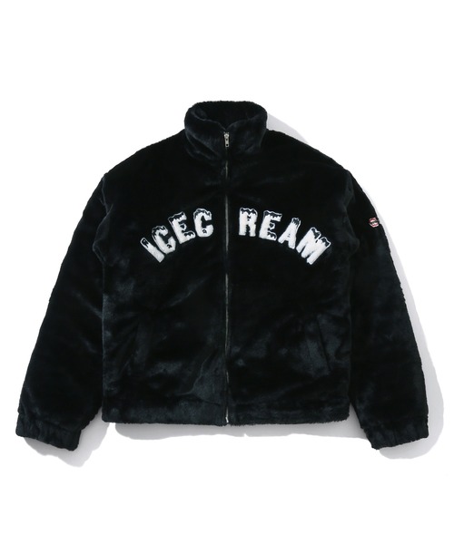 ICECREAM(アイスクリーム)の「FUR JACKET(その他アウター・メンズ・ブルー/グレー/ブラック・MEDIUM/X-LARGE/LARGE/SMALL)」の2枚目の写真