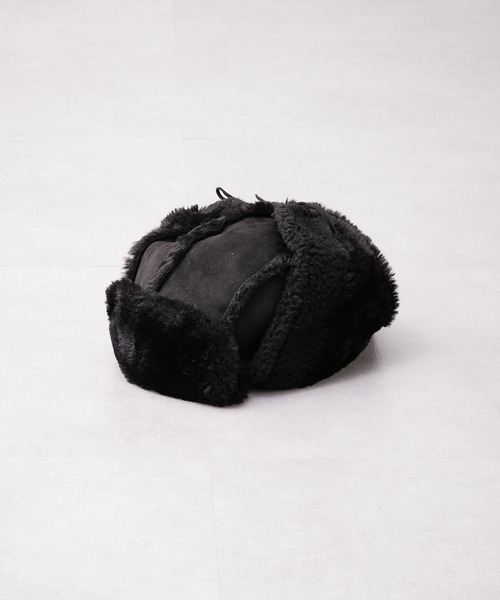 CIAOPANIC TYPY（チャオパニックティピー）の「ムートン風フライトキャップ（キャップ・レディース・グレー/ベージュ/ブラック・ONE SIZE）」の10枚目の写真