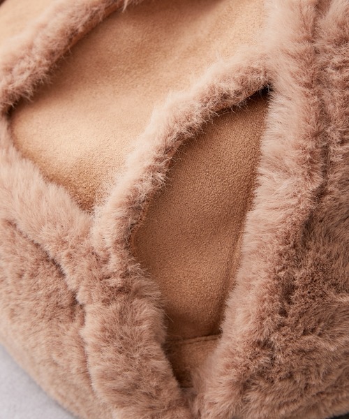 CIAOPANIC TYPY（チャオパニックティピー）の「ムートン風フライトキャップ（キャップ・レディース・グレー/ベージュ/ブラック・ONE SIZE）」の14枚目の写真