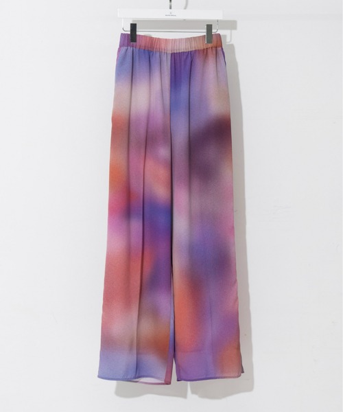 MAISON SPECIAL(メゾンスペシャル)の「グラデーションイージーパンツ【MAISON SPECIAL/メゾンスペシャル】■セットアップ対応■(その他パンツ・レディース・パープル/グリーン・36/38)」の11枚目の写真