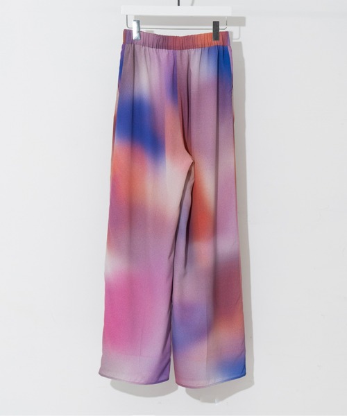 MAISON SPECIAL(メゾンスペシャル)の「グラデーションイージーパンツ【MAISON SPECIAL/メゾンスペシャル】■セットアップ対応■(その他パンツ・レディース・パープル/グリーン・36/38)」の15枚目の写真