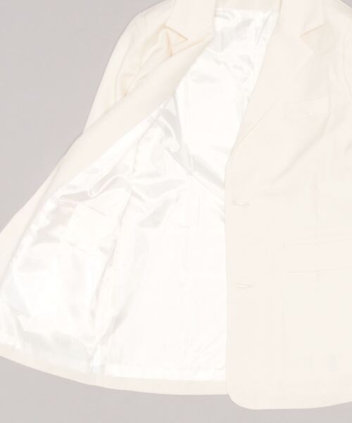 CLEA（クレア）の「【2点SET】テーラードオーバーサイズジャケット+ワイドタックスラックスセットアップ（セットアップ・レディース・モカ/アイボリー/ブラック・L/M）」の9枚目の写真