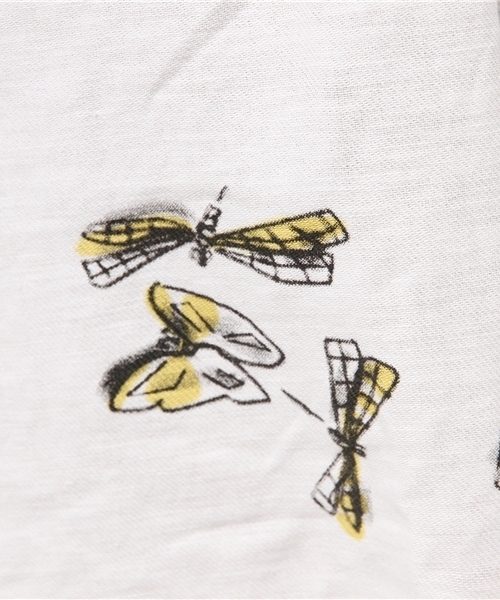 CIAOPANIC（チャオパニック）の「【Ciaopanic】　トンボ柄OP（ワンピース・レディース・オフホワイト/ライトグレー・FREE）」の10枚目の写真