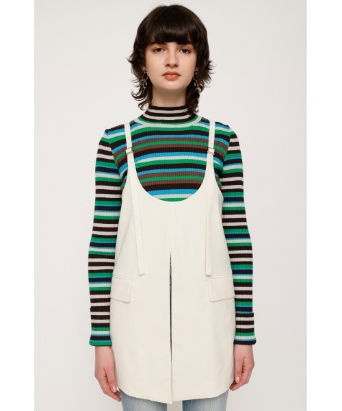 SLY（スライ）の「SUSPENDER MANNISH VEST サスペンダー マニッシュ