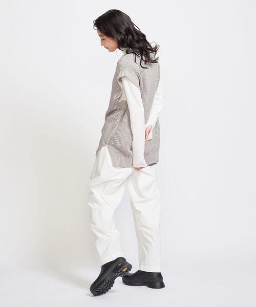 info. BEAUTY&YOUTH（インフォビューティアンドユース）の「【WEB限定】 ＜info. BEAUTY&YOUTH＞ ルーズシルエット メッシュ ベスト（ベスト・メンズ・ベージュ/ブラック・S/M/L）」の15枚目の写真