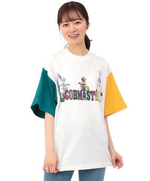 COBMASTER（コブマスター）の「COBMASTER コラボ ロゴプリントTシャツ【ユニセックス】（Tシャツ/カットソー・メンズ・ブラック/ホワイト・MEDIUM/LARGE）」の11枚目の写真