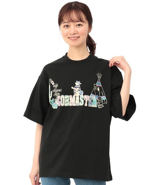 COBMASTER（コブマスター）の「COBMASTER コラボ ロゴプリントTシャツ【ユニセックス】（Tシャツ/カットソー・メンズ・ブラック/ホワイト・MEDIUM/LARGE）」の12枚目の写真