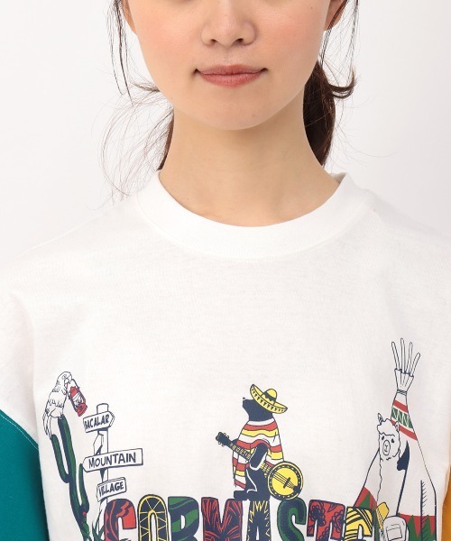 COBMASTER（コブマスター）の「COBMASTER コラボ ロゴプリントTシャツ【ユニセックス】（Tシャツ/カットソー・メンズ・ブラック/ホワイト・MEDIUM/LARGE）」の15枚目の写真