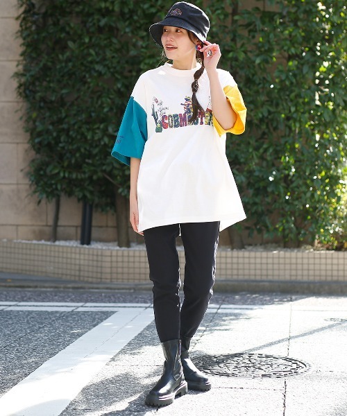 COBMASTER（コブマスター）の「COBMASTER コラボ ロゴプリントTシャツ【ユニセックス】（Tシャツ/カットソー・メンズ・ブラック/ホワイト・MEDIUM/LARGE）」の5枚目の写真