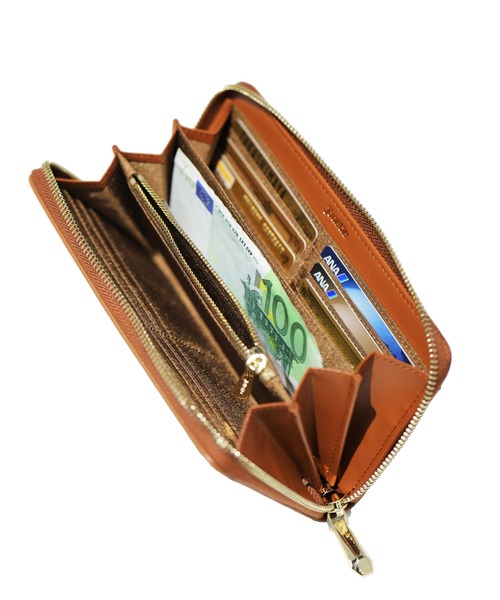 jouetie（ジュエティ）の「【jouetie/ジュエティ】JJモノグラムジャガード ラウンドZIP長財布（財布・レディース・アイボリー/ブラック/ベージュ/ダークブルー/キャメル・FREE）」の8枚目の写真