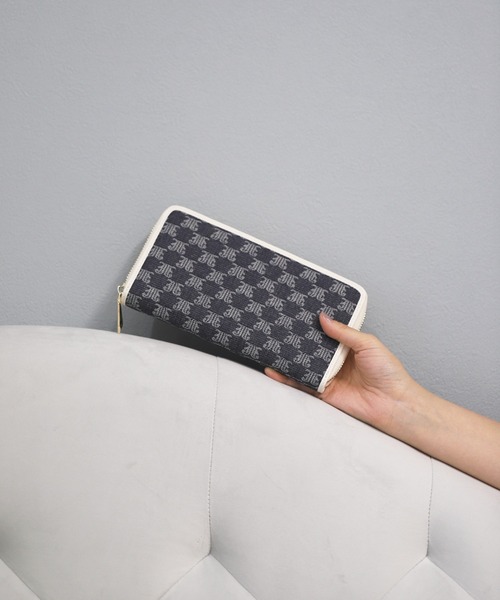 jouetie（ジュエティ）の「【jouetie/ジュエティ】JJモノグラムジャガード ラウンドZIP長財布（財布・レディース・アイボリー/ブラック/ベージュ/ダークブルー/キャメル・FREE）」の16枚目の写真