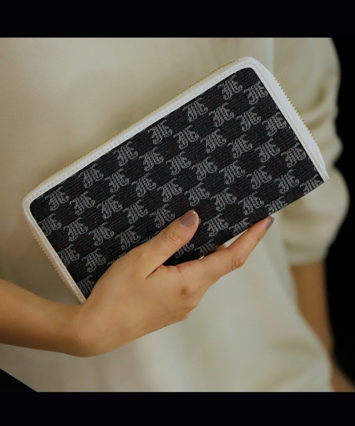 jouetie（ジュエティ）の「【jouetie/ジュエティ】JJモノグラムジャガード ラウンドZIP長財布（財布・レディース・アイボリー/ブラック/ベージュ/ダークブルー/キャメル・FREE）」の19枚目の写真