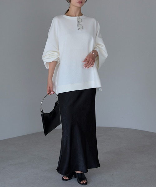 セール】【Fizz/フィズ】 ぽわん袖 ダンボールプルオーバー