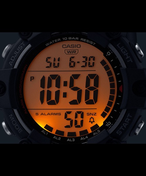 CASIO（カシオ）の「CASIO Collection / AE-1500WH-8BJF（デジタル腕時計・メンズ・ダークグレー・FREE）」の3枚目の写真