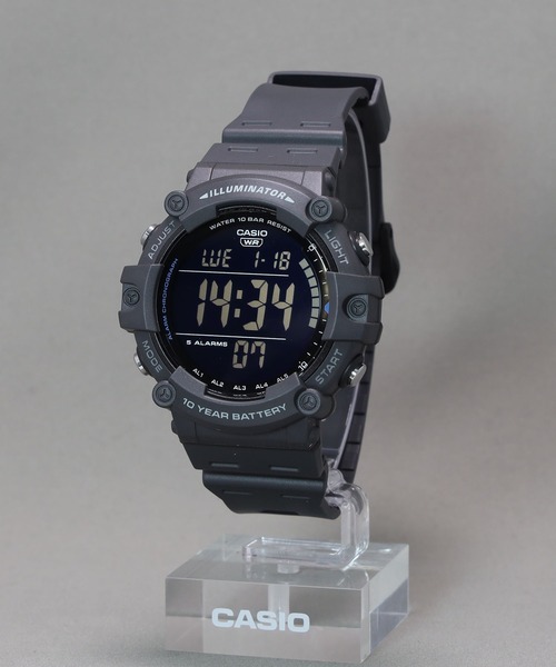 CASIO（カシオ）の「CASIO Collection / AE-1500WH-8BJF（デジタル腕時計・メンズ・ダークグレー・FREE）」の4枚目の写真