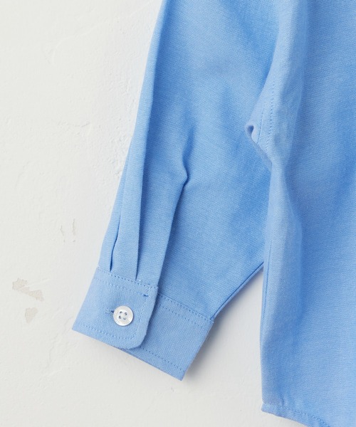 U.S. POLO ASSN.(ユーエスポロアッスン)の「【KIDS】【U.S. POLO ASSN/ユーエスポロアッスン】刺繍オックスボタンダウンオーバーシャツ(シャツ/ブラウス・キッズ・ブルー/ホワイト/イエロー・140/150/120/100)」の11枚目の写真