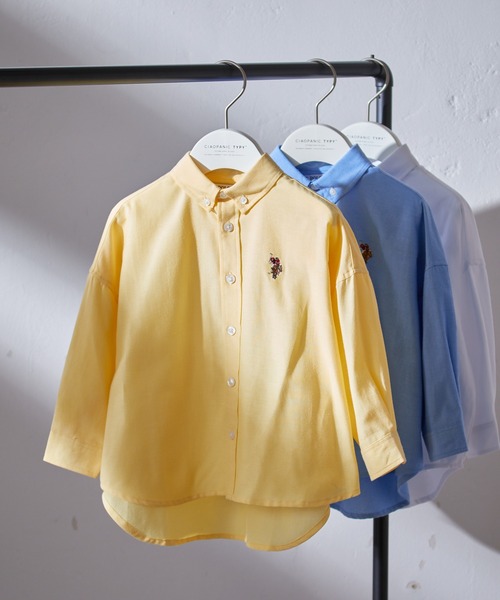 U.S. POLO ASSN.(ユーエスポロアッスン)の「【KIDS】【U.S. POLO ASSN/ユーエスポロアッスン】刺繍オックスボタンダウンオーバーシャツ(シャツ/ブラウス・キッズ・ブルー/ホワイト/イエロー・140/150/120/100)」の18枚目の写真