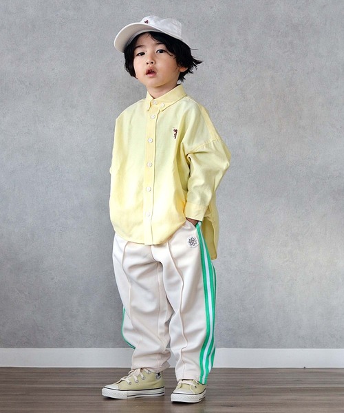 U.S. POLO ASSN.(ユーエスポロアッスン)の「【KIDS】【U.S. POLO ASSN/ユーエスポロアッスン】刺繍オックスボタンダウンオーバーシャツ(シャツ/ブラウス・キッズ・ブルー/ホワイト/イエロー・140/150/120/100)」の14枚目の写真