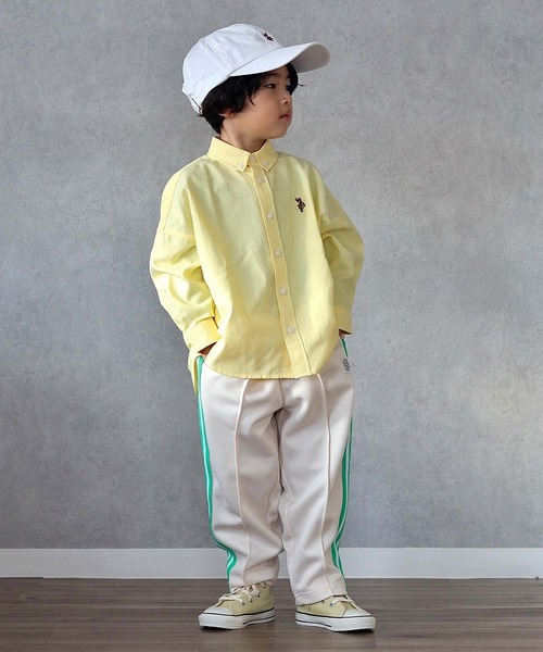 U.S. POLO ASSN.(ユーエスポロアッスン)の「【KIDS】【U.S. POLO ASSN/ユーエスポロアッスン】刺繍オックスボタンダウンオーバーシャツ(シャツ/ブラウス・キッズ・ブルー/ホワイト/イエロー・140/150/120/100)」の15枚目の写真
