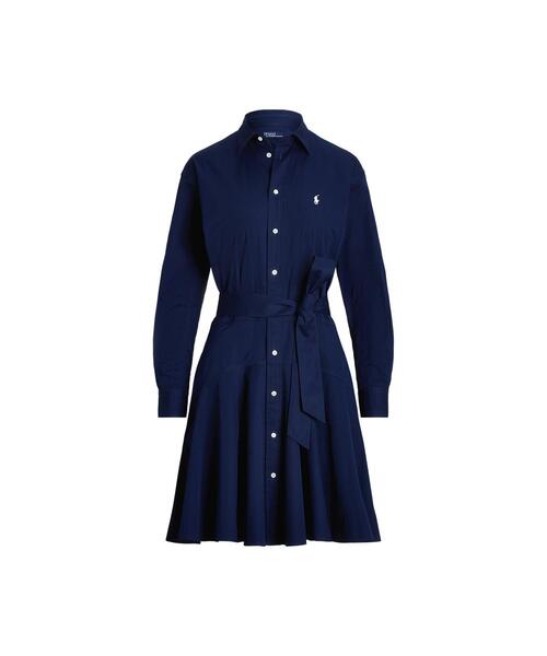 【POLO RALPH LAUREN】ミニシャツワンピース パネルデザイン ポロ ラルフ ローレン POLO RALPH LAUREN ピケ Polo ラップ ミニ