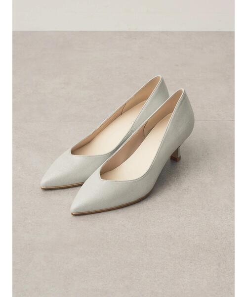 YECCA VECCA(イェッカヴェッカ)の「メタルラインラメパンプス(パンプス・レディース・シルバー/ゴールド・22.5cm/23.5cm/24.5cm)」の8枚目の写真